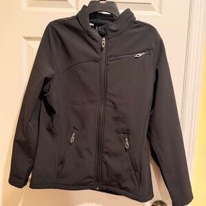 Spyder Black Fleece-Lined Jacket